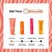 Foxtale Vitamin C Super Glow Face Wash with Papaya enzyme | Reduces Tan | Boosts Glow | Gently Exfoliates & Brightens Skin | Reduces Pigmentation | Face Wash for Men & Women- 100ml