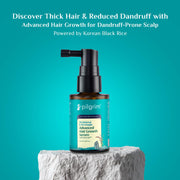 PILGRIM 3% Redensyl & 4% Anagain Advanced Hair Growth Serum For Dandruff-Prone Scalp - 30 ml Discover Thick Dense Hair, & Reduced Dandruff