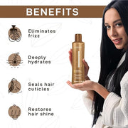 CADIVEU Brasil Cacau Coconut Anti Frizz Conditioner 300Ml|For All Hair Types (1 Count)