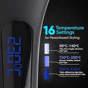 Vega X-Star Hair Straightening Brush for Women with Thermo Protect Technology & Anti Scald Technology, 16 Temperature Settings, Hair Straightener Brush, (VHSB-03)