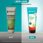 Pilgrim Australian Tea Tree Anti-Dandruff Unscented Conditioner For All Hair Type 200 millilitre | Smoothens Strands & Detangles Hair | Fights and Prevents Dandruff | For Men & Women