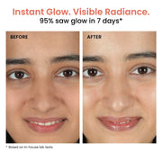 Foxtale Vitamin C Super Glow Face Wash with Papaya enzyme | Reduces Tan | Boosts Glow | Gently Exfoliates & Brightens Skin | Reduces Pigmentation | Face Wash for Men & Women- 100ml