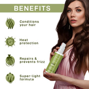 Cadiveu Vegan Repair Range Infused with Green Repair Technology, Sunflower, Avacado, D-Panthenol and Crambe (Leave-in)