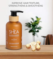 Beauty Garage African Shea Moisture Shampoo 300ml – All Hair Types, Frizz-Free Shine