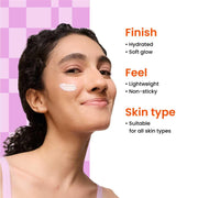 Foxtale Nourishing Ceramide Face Moisturizer with Niacinamide for 72 Hr Hydration, Lightweight & Non-Sticky, For Soft & Glowing Skin, Men & Women, All Skin Types, 50 ml