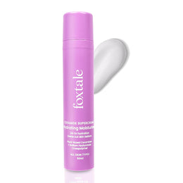 Foxtale 5x Hydrating Ceramide Moisturizer for Face | Micro Hyaluronic Acid & 3 Ceramides | Lightweight | Fast Absorbing | Repairs Skin Barrier and Texture | Men & Women - 50ml