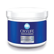 Oxylife Salon Professional Natural Radiance 5 Crème Bleach, 310g (x2 Gulabari Rose Water, 59ml) With Oxysphere Technology For Radiant & Even Skin Tone, Vitamin E & Glycerine, Fights 5 Skin Problems