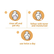 Plum Chamomile & White Tea Revival Face Wash | Mild Cleansing for Instant Glow | For Normal, Combination Skin | 100% Vegan, Cruelty Free | 75ml