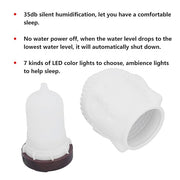 Ubersweet® Cool Mist Humidifier, Auto-Shut Off Humidifiers for Bedroom BPA-Free with 7 Colors Night Light Essential Oil Diffuser for Office for Home'||