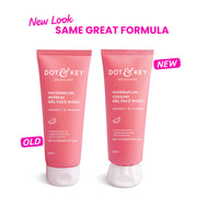 Dot & Key Watermelon Cooling Gel Face Wash with Vitamin C & Cucumber – Refresh, Brighten & Soothe