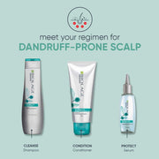 Biolage Professional Scalppure Anti-Dandruff Conditioner, Removes Visible Flakes from 1st Use, Enriched with Bergamot, Conditioner for Men and Women, Deep Scalp Treatment, Cruelty-Free, 98g.