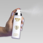 PAC Midas Touch Makeup Fixer Spray for face | Infused With Pearlescent Particles for a Glass Like Glow | Non- Sticky & Quick Drying | Hydrates & Prolongs Makeup Wear | 110ml