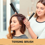 VEGA PROFESSIONAL Teasing Hair Brush with 100% Boar Bristles - VPPHB-07