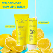 Dot & Key Lime Rush Sports Facewash – Refreshing Oil & Sweat Control for Active Skin