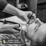 VEGA PROFESSIONAL Men Pro Edger Hair Trimmer (VPVHT-02) – 6500 RPM High-Speed Motor, Detachable T-Wide Stainless Steel Blade, 0.1mm Ultra-Close Precision Cutting