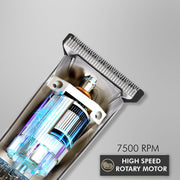 VEGA PROFESSIONAL Men Pro Liner Hair Trimmer (VPPHT-03) – Stainless Steel Blades, 240-Min Cordless Runtime, Charging Dock, Salon & Home Use, Silver