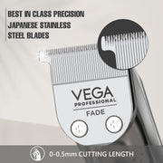 VEGA Pro Trim+ Rechargeable Hair Trimmer – Precision Grooming for Professionals