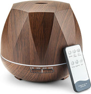 DabaTag 550ML Large Essential Oil Diffuser, Mute Aroma Diffuser, Automatic Shut-Off and Timing Function, Suitable for Large Room, Home