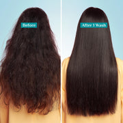 Pilgrim Patua & Keratin Hair SMOOTHENING SHAMPOO for Dry & Frizzy hair | Sulphate & Paraben free shampoo for Women & Men | Hair Smoothening & healthy scalp | 200 ml