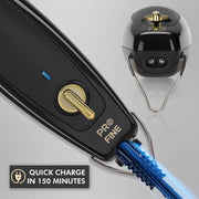 VEGA PROFESSIONAL Men Pro Fine Hair Trimmer (VPMHT-05) – 6800 RPM, Stainless Steel Blades, 300-Min Cord/Cordless Runtime, Salon & Home Use, Black