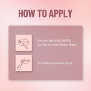 Swiss Beauty Bold Matt Lip Liner – Set of 12, Long-Lasting, Matte Finish, Non-Drying, 19.2gm