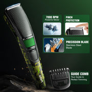 VGR V-053 Camouflage Professional Rechargeable Hair Clipper Runtime 90 min Trimmer for Men (Multicolor)