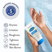 Cetaphil Face Wash Daily Exfoliating Cleanser For All Skin Types, 178ml Exfoliating Face Scrub With Vitamin E, B5 & Bamboo Extract