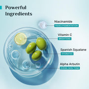 Pilgrim Squalane Niacinamide & Vitamin C Glow Moisturizer Cream for face | Moisturizer for dry skin hydration | Face moisturizer with vitamin c for glowing skin |Non-greasy | For Women and Men I 50 gm