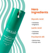 FOXTALE Overnight Glow Mask For a salon-like brightening facial overnight | 30ml