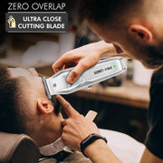 VEGA PROFESSIONAL Men Pro Liner Hair Trimmer (VPPHT-03) – Stainless Steel Blades, 240-Min Cordless Runtime, Charging Dock, Salon & Home Use, Silver