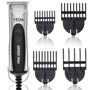 VEGA PROFESSIONAL Men Pro Edger Hair Trimmer (VPVHT-02) – 6500 RPM High-Speed Motor, Detachable T-Wide Stainless Steel Blade, 0.1mm Ultra-Close Precision Cutting