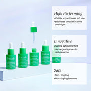 Foxtale 2% Salicylic Acid Serum with 2% Glycolic Acid, Fights Acne, Blackheads & Open Pores, Reduces Excess Oil & Bumpy Texture, Exfoliating Serum for Oily, Acne Prone Skin, Unisex, 30 ml