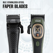 VEGA PROFESSIONAL Vector 2.0 Hair Clipper – Smart Torque Control, DLC Blades, 150 Min Cordless Runtime & 6 Magnetic Combs (VPPHC-12)