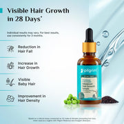 PILGRIM Redensyl 3%+Anagain 4% Advanced Hair Growth Serum For Scalp(50Ml) With Natural Ingredients Korean Black Rice,Controls Hair Fall,Stimulates,Increases Hair Density|Hairgrowth Serum For Unisex
