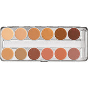 Professional Kryolan Dermacolor Camouflage Creme Palette 12 Shades – Long-Lasting Makeup