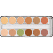 Professional Kryolan Dermacolor Camouflage Creme Palette 12 Shades – Long-Lasting Makeup