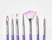 Shills Professional Nail Art Purple Brush