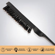 VEGA PROFESSIONAL Teasing Hair Brush with 100% Boar Bristles - VPPHB-07