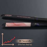 VEGA PROFESSIONAL Pro Gold Ceramic Shine Hair Straightener - VPMHS-08