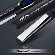 VEGA PROFESSIONAL Pro Sleek Titanium Straight Hair Straightener - VPPHS-02