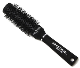 Kraftpro Round Brush – 32MM (Black) – Premium Nano Technology Styling Tool for Professional Stylists