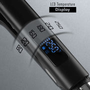 VEGA PROFESSIONAL Pro Titanium Micro Crimp Hair Crimper (VPPMS-10) – 30 Sec Ultra-Fast Heat, Adjustable Temperature & Overheating Protection