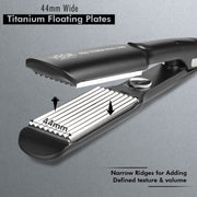 VEGA PROFESSIONAL Pro Titanium Micro Crimp Hair Crimper (VPPMS-10) – 30 Sec Ultra-Fast Heat, Adjustable Temperature & Overheating Protection