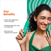 FOXTALE Overnight Glow Mask For a salon-like brightening facial overnight | 30ml