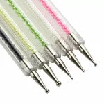Shills Professional 5pcs Nail Art Double-ended Nail Dotting Pen Liner Brush