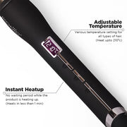 IKONIC CONICAL TONG HAIR CURLER BLACK