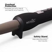 IKONIC CONICAL TONG HAIR CURLER BLACK