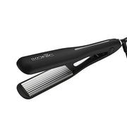 Ikonic Slim Titanium Hair Crimper PTC Heater Immediate Heat Up Adjustable Temperature Titanium Plates Hair Styling for Women, All Hair Type, Black (STC 2.0)