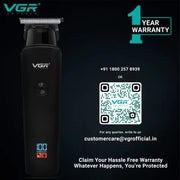 VGR V-937 Hair Trimmer For Men, Black