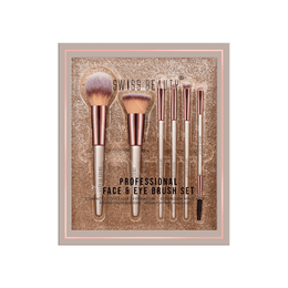 SWISS BEAUTY Face & Eye Makeup Brush Set – Professional, Soft Bristles for Flawless Makeup Application